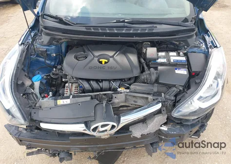 2015 Hyundai Elantra Se z USA, uszkodzony, nr VIN KMHDH4AE3FU350926